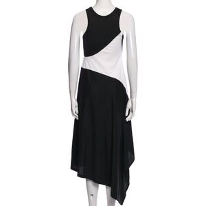 Black & White Color Block Y-3 Dress
